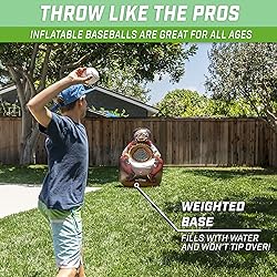 GoSports Inflataman Baseball Toss Challenge