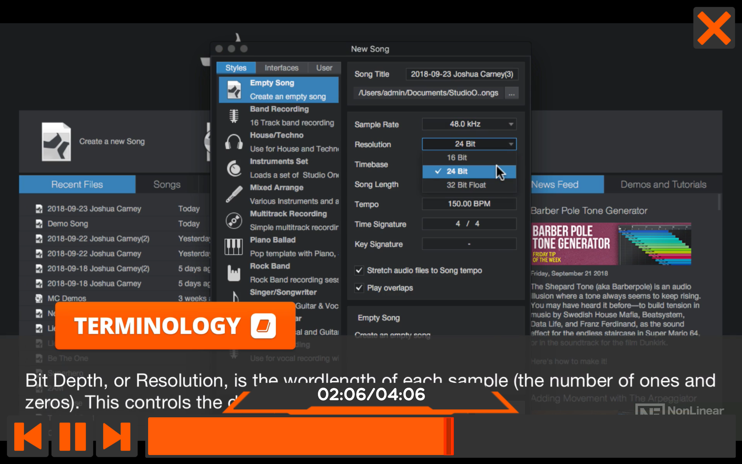 Recording & Editing Audio Course For Studio One 4