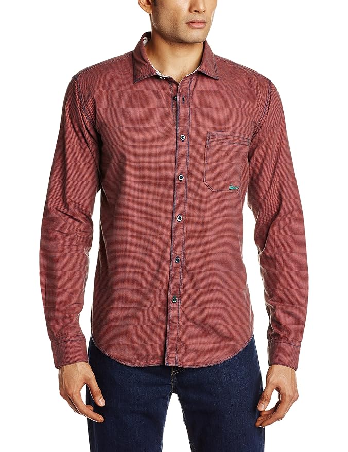 Buy BASICS Men's Casual Shirt at Amazon.in