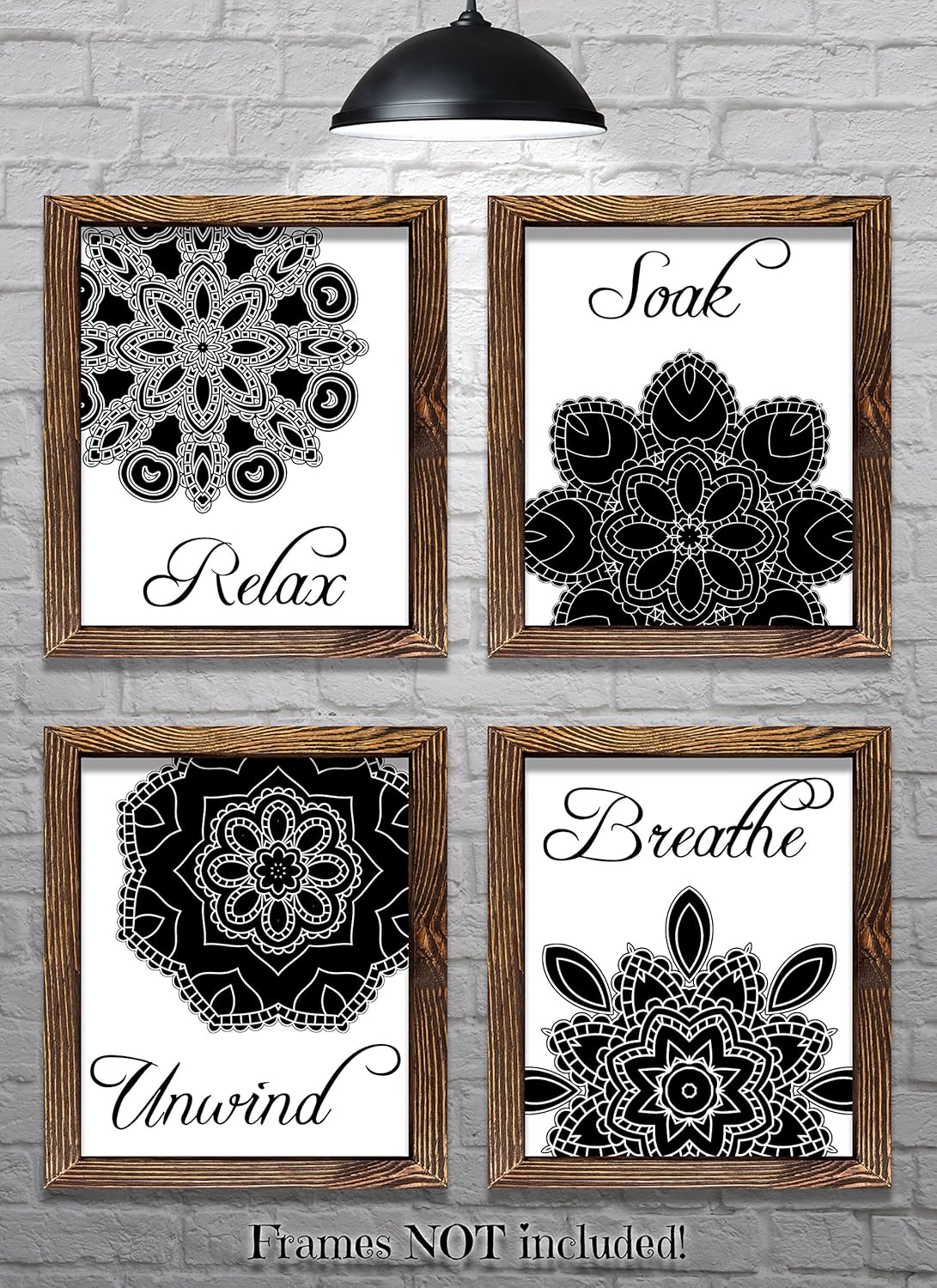 Amazon.com: Bathroom Wall Art and Decor - Bathroom Sayings Art Prints