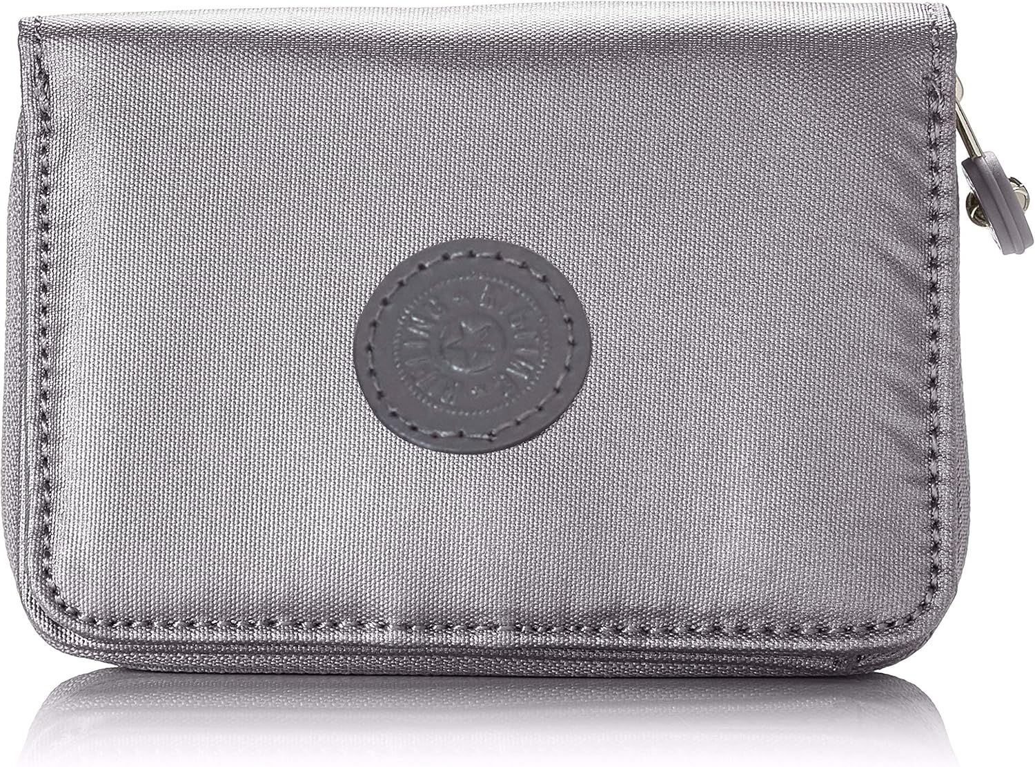 Kipling Money Love Women’s Wallet, Black (Carbon Metallic), 9.5x12.5x2