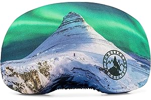 POWDERHOUND PRODUCTS Ski Snowboard Goggle Cover Sleeve - Lens Scratch Dust Protection for Travel Storage and Apres