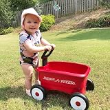 Radio Flyer Push & Pull Walker Wagon with Garden Tools Red 2-in-1 view 4