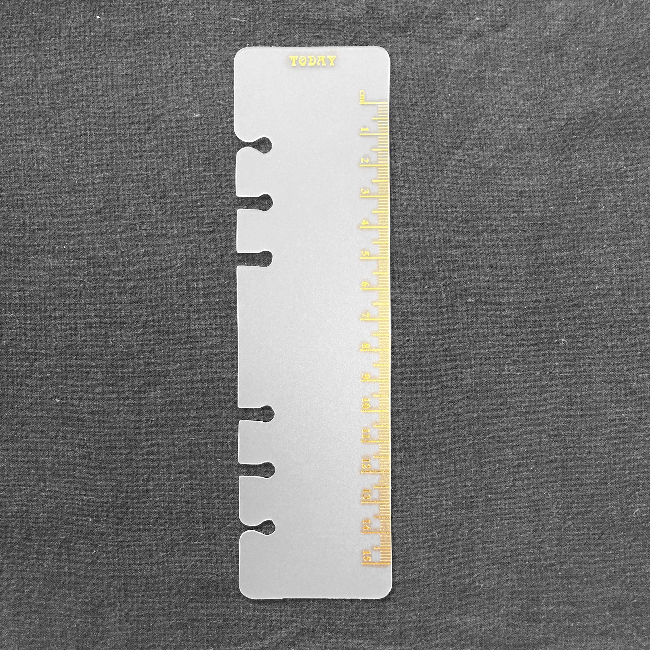 Zelten Refills/Loose Leaves for A6 Cover Ring Binder/Personal Organiser/Planner(A6 6 Holes, Today Ruler Gold) — image 1