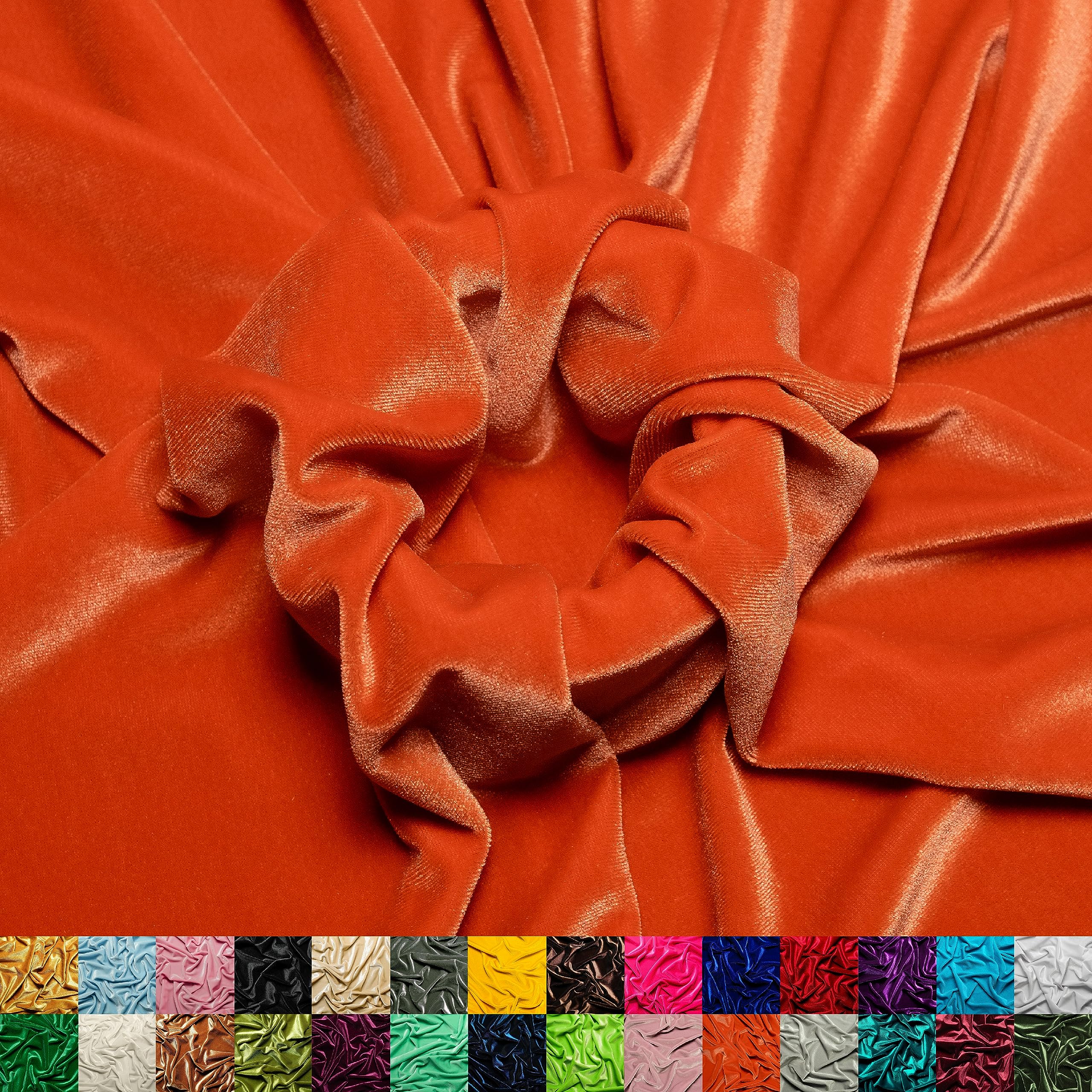 Ice Fabrics Stretch Velvet Fabric by The Yard