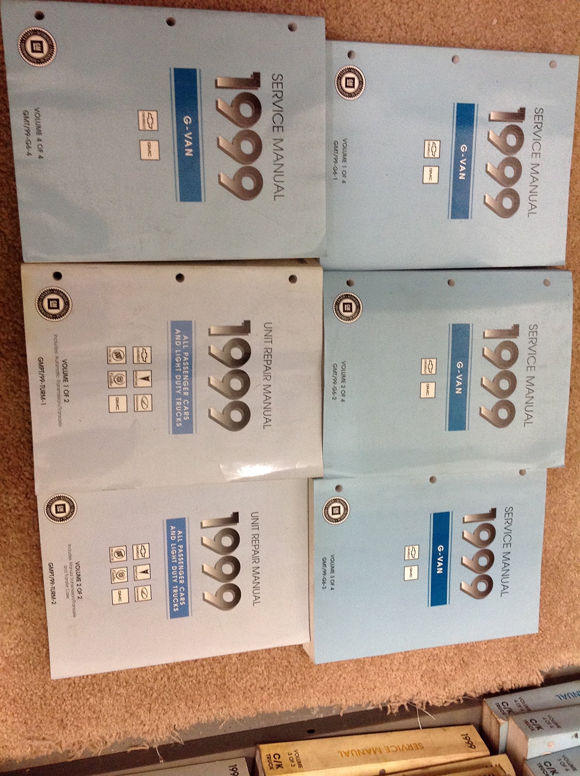 1999 Chevrolet EXPRESS GMC SAVANA Shop Repair Service Manual SET OEM W  Transmission Unit Manuals Paperback – 1999