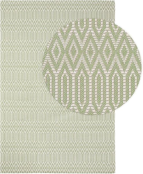 benuta NaturalLS - Alfombra de algodón Lavable, Verde, 190 x 280 cm: Amazon.es: Hogar