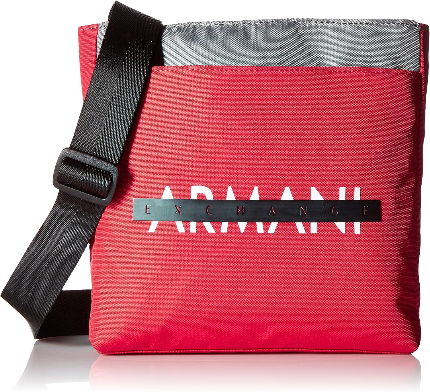 Armani Exchange Men's Nylon Logo Graphic Messenger Bag