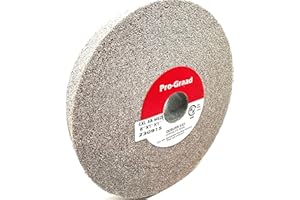 Pro-Graad EX2 Convolute Deburring Polishing Wheel - 6" x 1" x 1" 8A Medium Grit Aluminum Oxide - Extra Durable - Metal Deburring, Finishing and Polishing Wheel - Convolute - 17217 - (1 Pack)