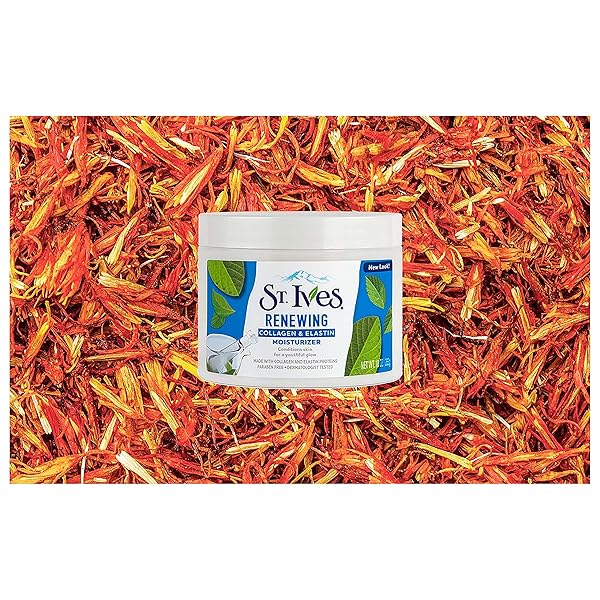 ST. IVES FACE MOISTURIZER CREAM, COLLAGEN AND ELASTIN, RENEWING FACIAL MOISTURIZER FOR WOMEN, PARABEN FREE, DERMATOLOGIST TESTED DAILY MOISTURIZING FOR DRY SKIN CRUELTY FREE, 10 OZ