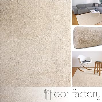 Floor Factory Weicher Hochflor Shaggy Teppich Privilege Beige