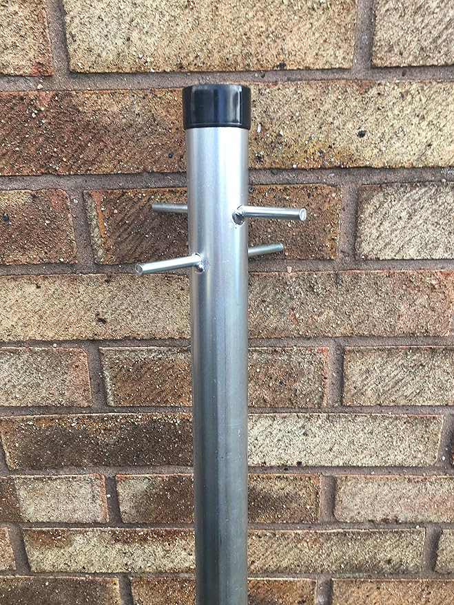Washing Line Post 2.4m, GALVANISED, ONE PIECE Amazon.co.uk Kitchen & Home