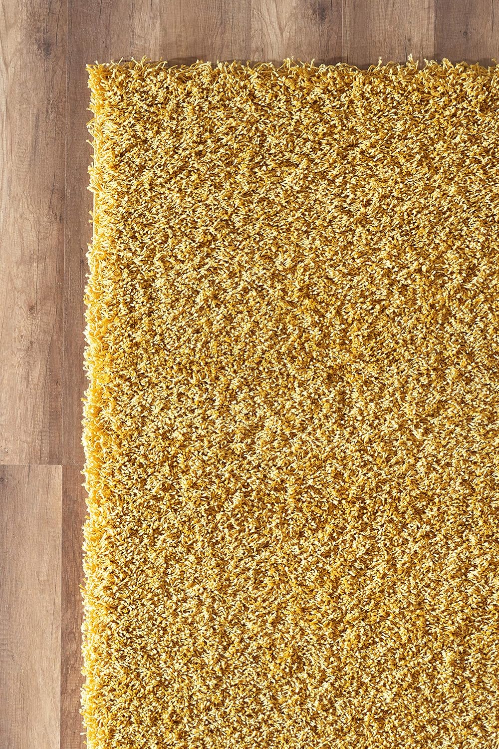 Serdim Rugs Living Room Area Shaggy Rugs, Polypropylene, Gold, 60x110cm(2'x3'7), 60 x 110 cm (Rectangular) - Image 5