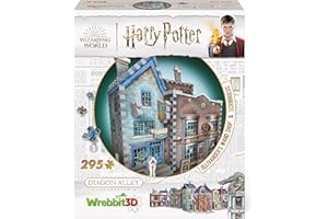 Wrebbit3D Harry Potter Ollivander’s Wand Shop and Scribbulus 3D Puzzle for Teens and Adults | 295 Jigsaw Puzzle Pieces | Not Just an Ordinary Model Kit for Adults for Harry Potter Fans