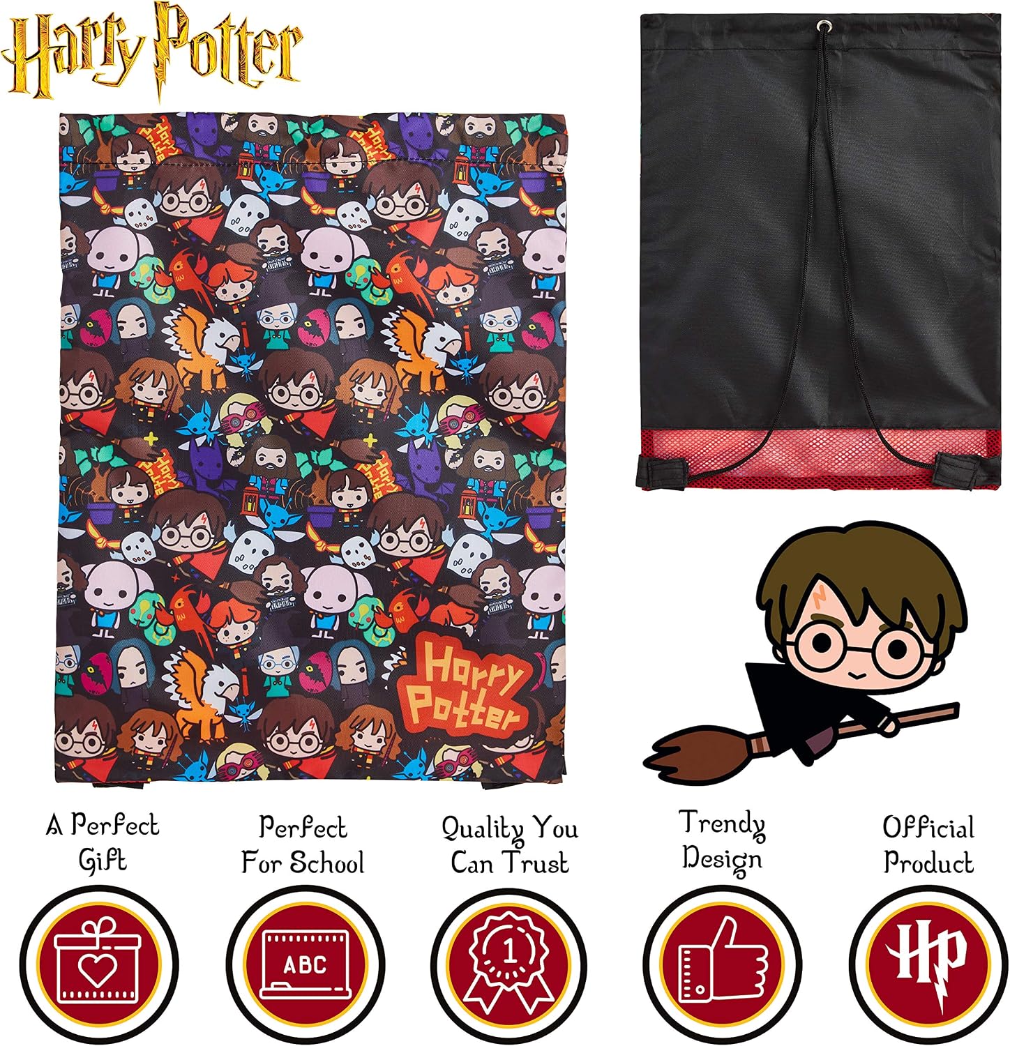 Harry Potter Drawstring Bags - Image 3