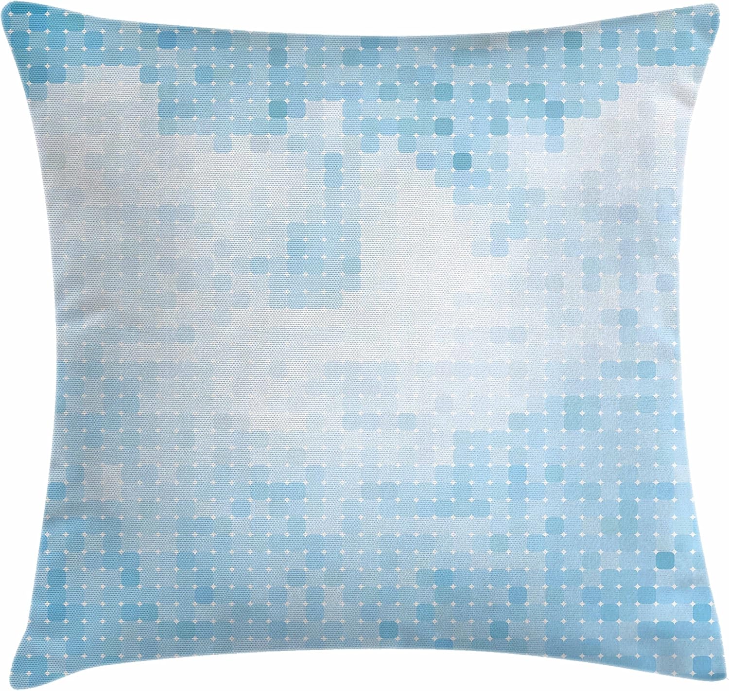 Amazon Com Ambesonne Pale Blue Throw Pillow Cushion Cover Mosaic