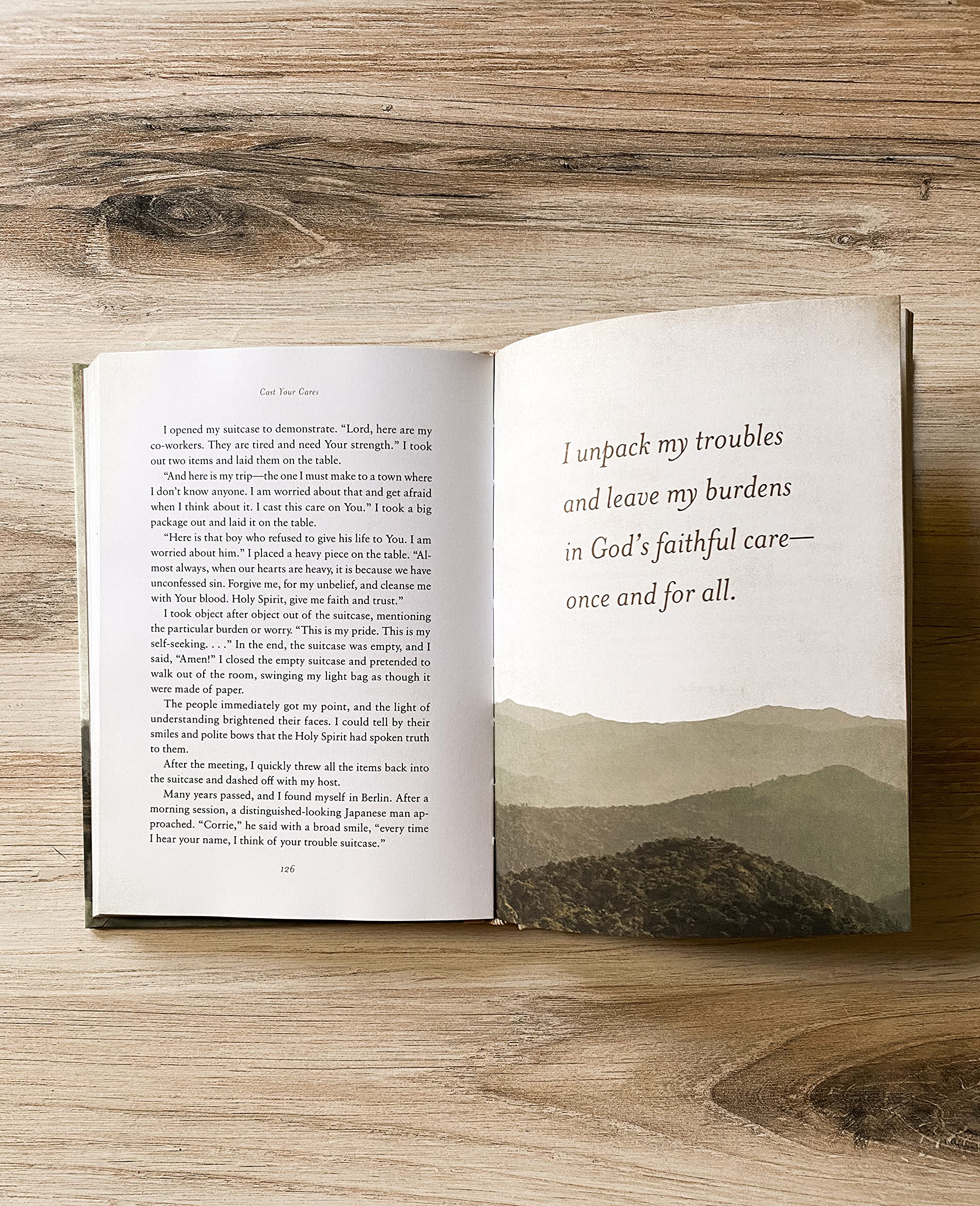 God Is My Hiding Place: 40 Devotions for Refuge and Strength (Daily Devotional with Bible Verses & Prayers from the Renowned Dutch Watchmaker Who Sheltered Jews During WWII)