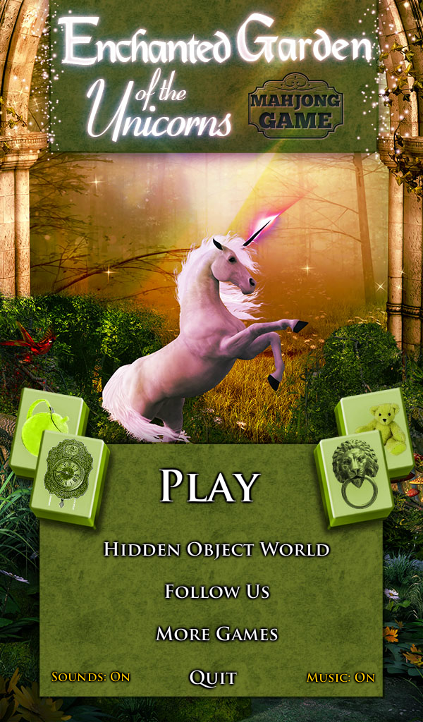 Mahjong - Enchanted Garden of the Unicorns - Thumbnail 5