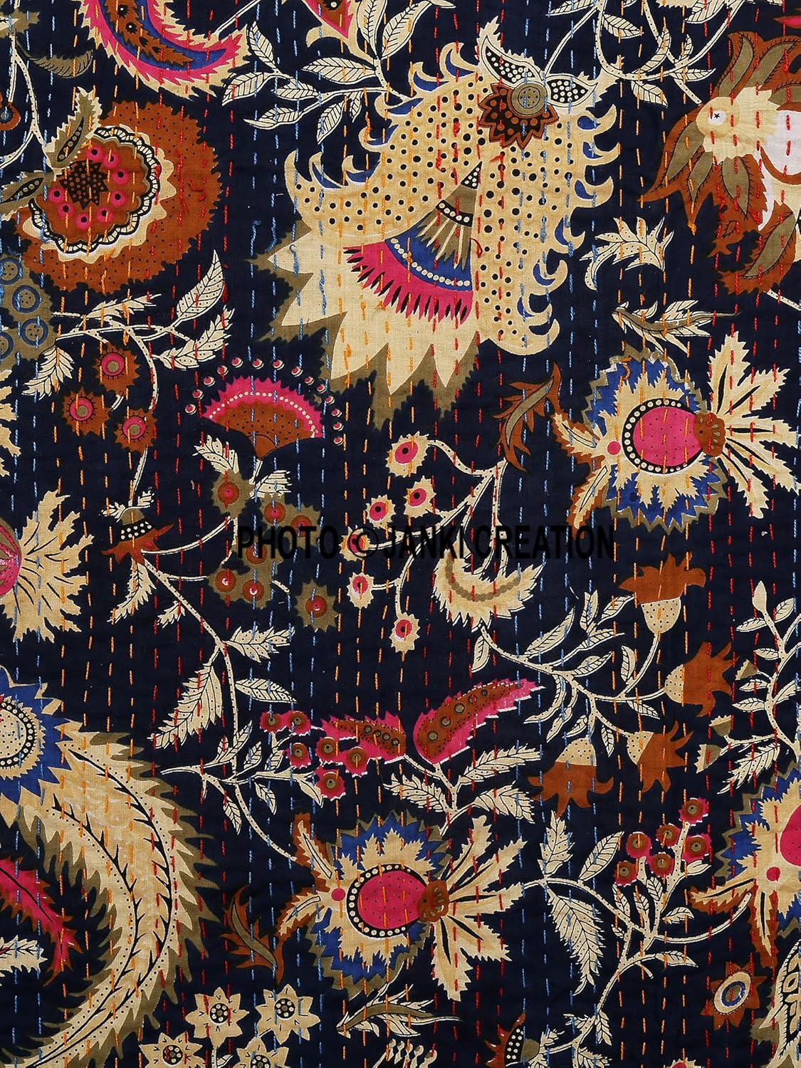 Twin Größe Kantha Gudri 152,4 x 228,6 cm Boho Hippie ...