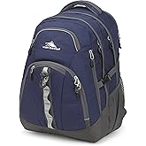 High Sierra Access 2.0 Laptop Backpack, True Navy/Mercury, One Size Dark Blue