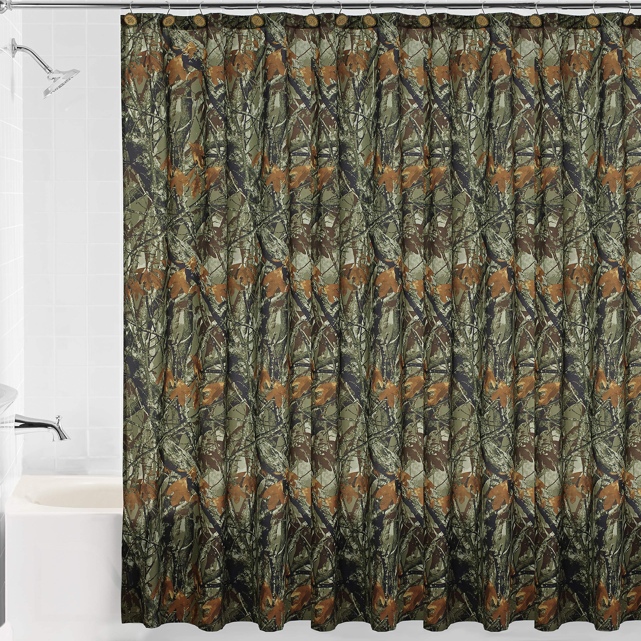 SKL Home Camo Collage Shower Curtain, Multi
