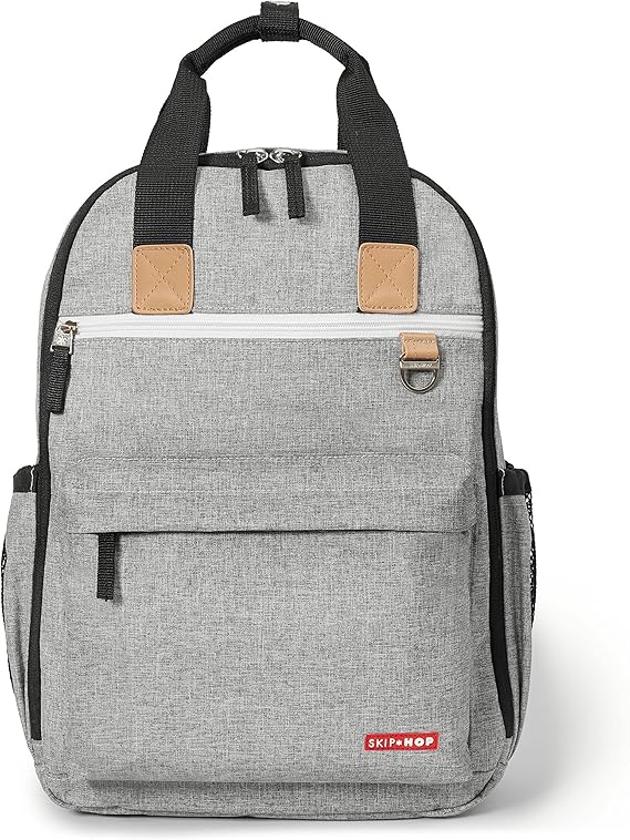 skip hop changing bag grey