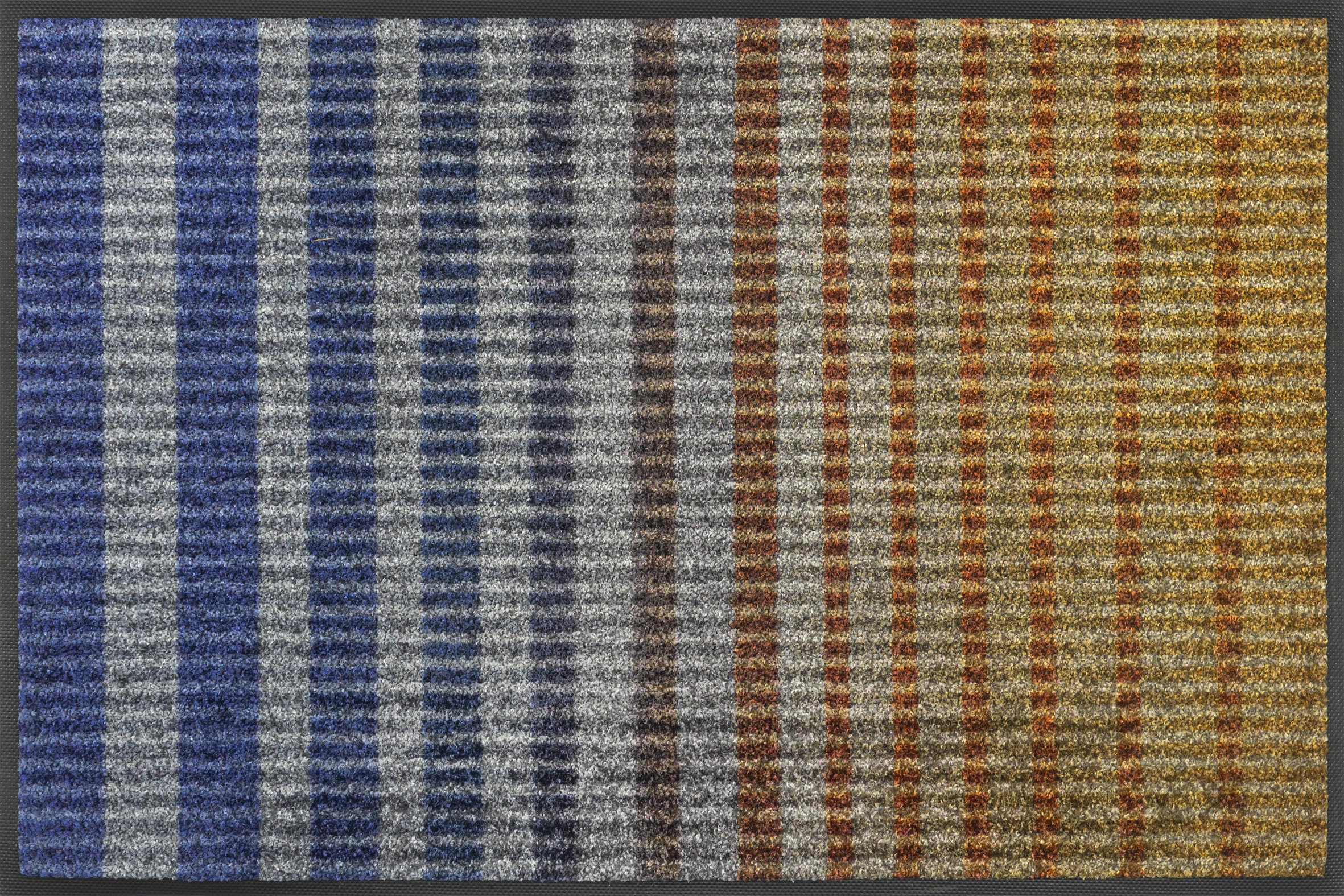 Wash+Dry Horizon Echo Doormat, 50 x 75 cm, Washable for Indoor and Outdoor Use, Colourful