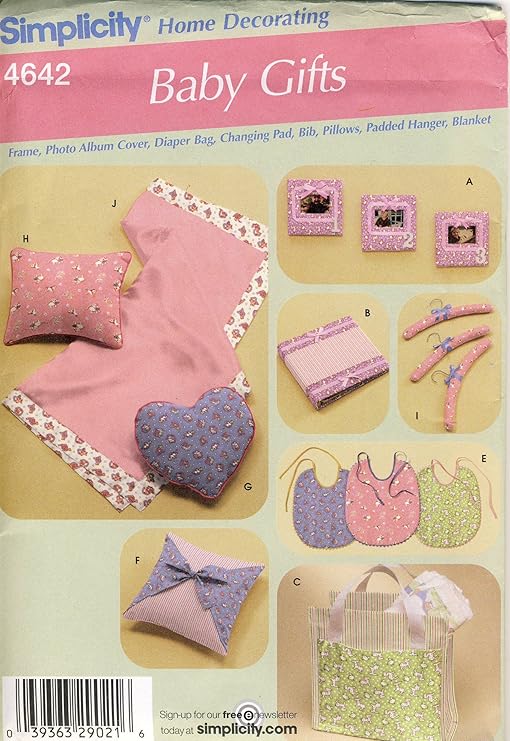 Amazon Com Simplicity Sewing Pattern 4642 Use To Make Baby