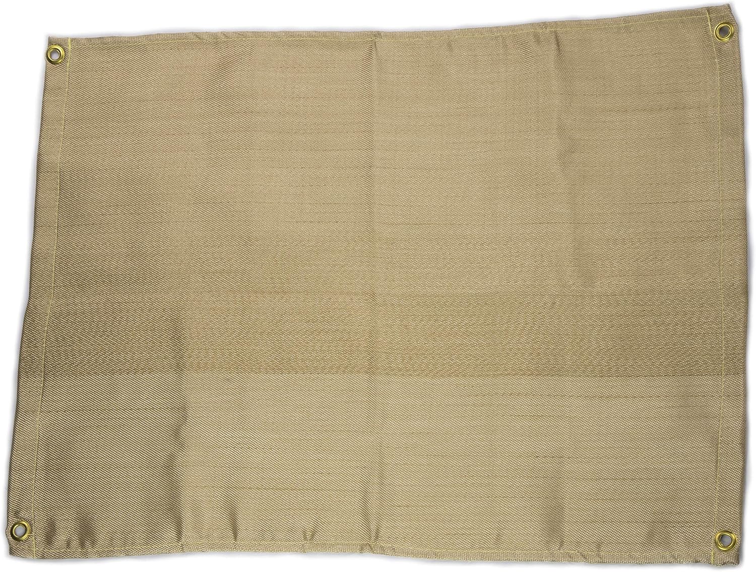 Heavy-Duty Fiberglass Fire Retardant Blanket Size 31" x 40" Small Welding Fireproof Thermal Resistant Insulation, Pouch Included: Home Improvement