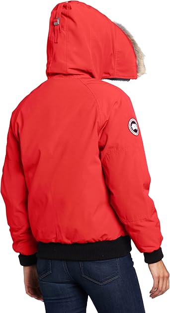 canada goose red bomber womens