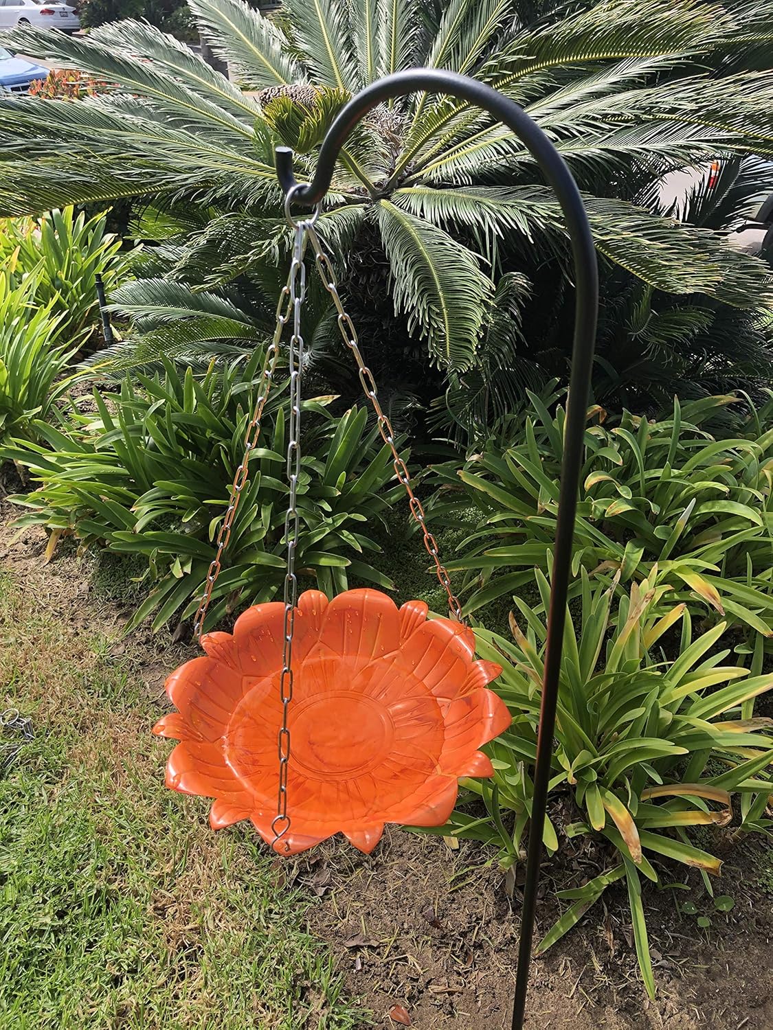 shepherd hooks for flowers on Patio Lawn Garden Monarch Abode 19043 Super Strong Rust Resistant Premium Shepherds Hook 46 Inches Black Plant Container Accessories