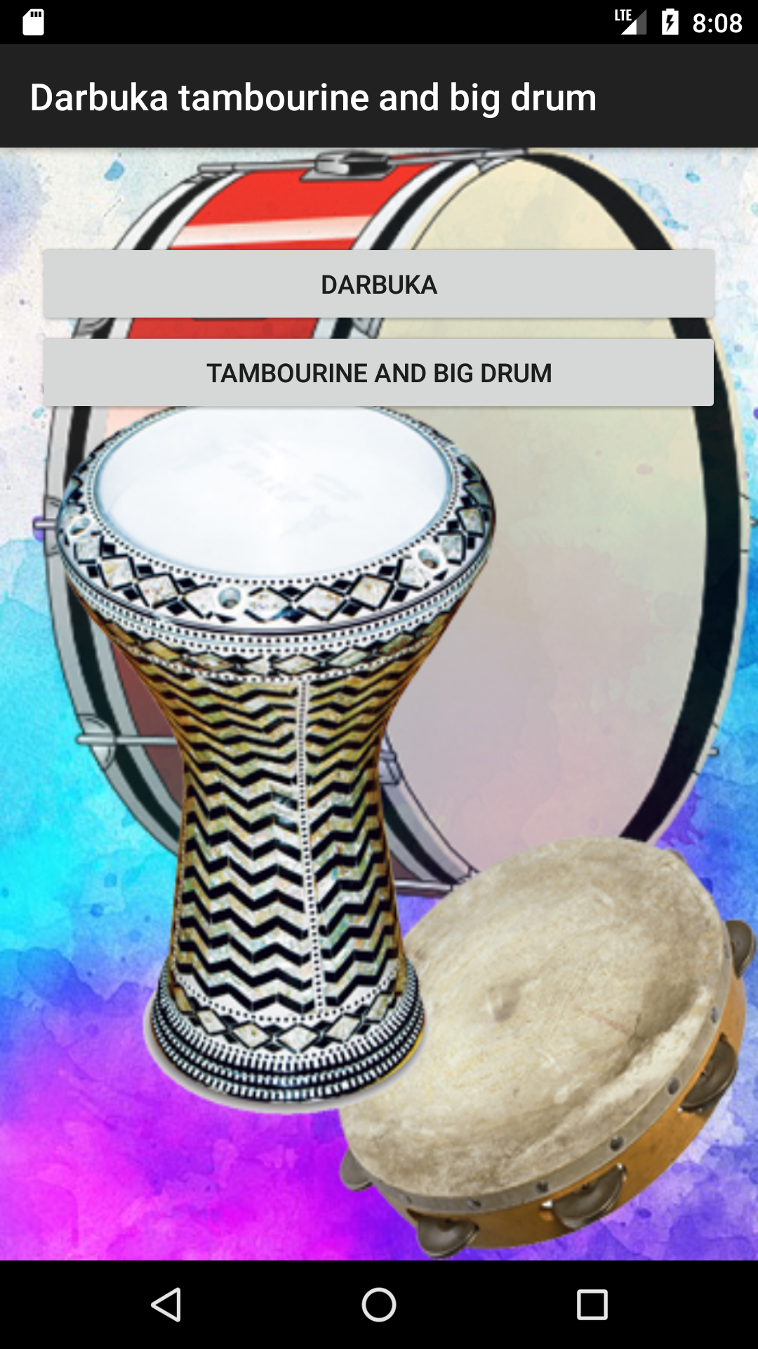 Darbuka  tambourine and big drum PRO - Thumbnail 4