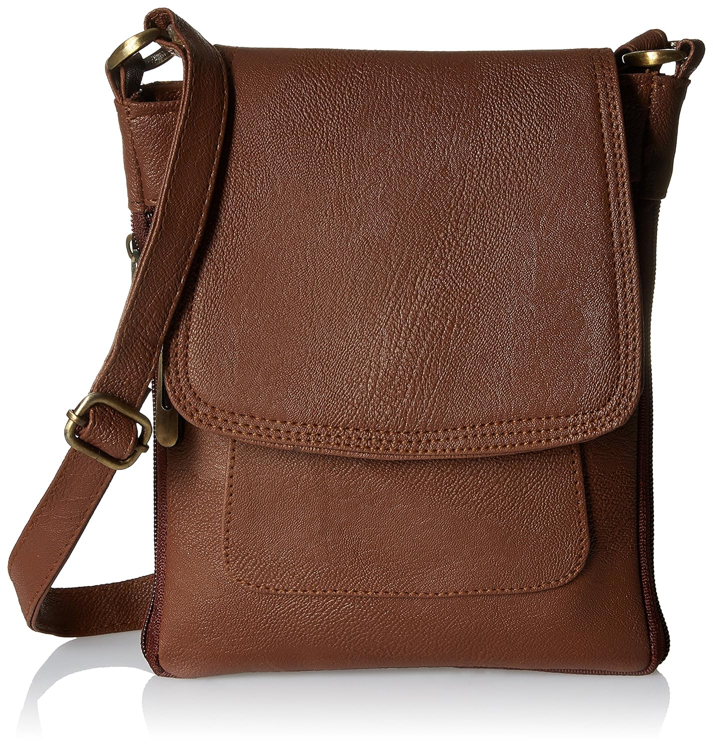alessia74 women's sling bag (tan) (pbg249i - 13081)