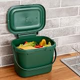 Addis Everyday Kitchen Food Waste Compost Caddy Bin 4.5 Litre Pomegranate view 3