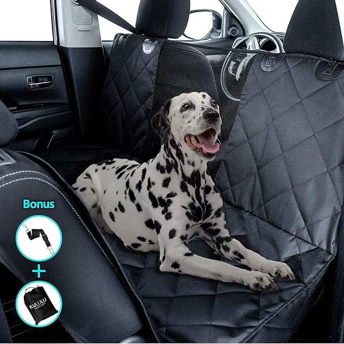 Amazon Com Kululu Dog Car Seat Cover For Back Seat The Only