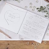 Ginger Ray White & Rose Gold Foiled Wedding Planner - 46 Pages view 2