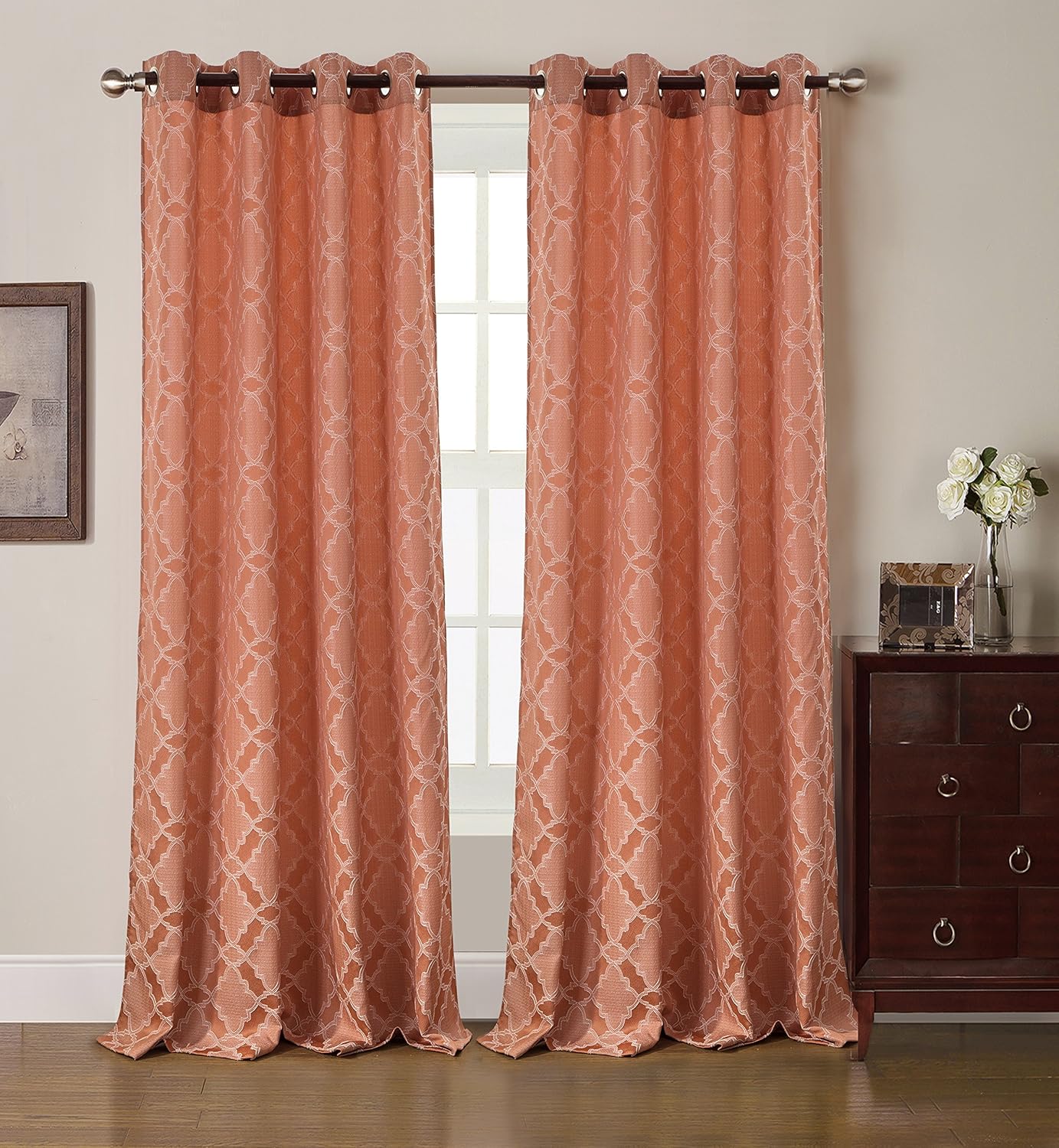 Best Gray And Terra Cotta Kitchen Curtains