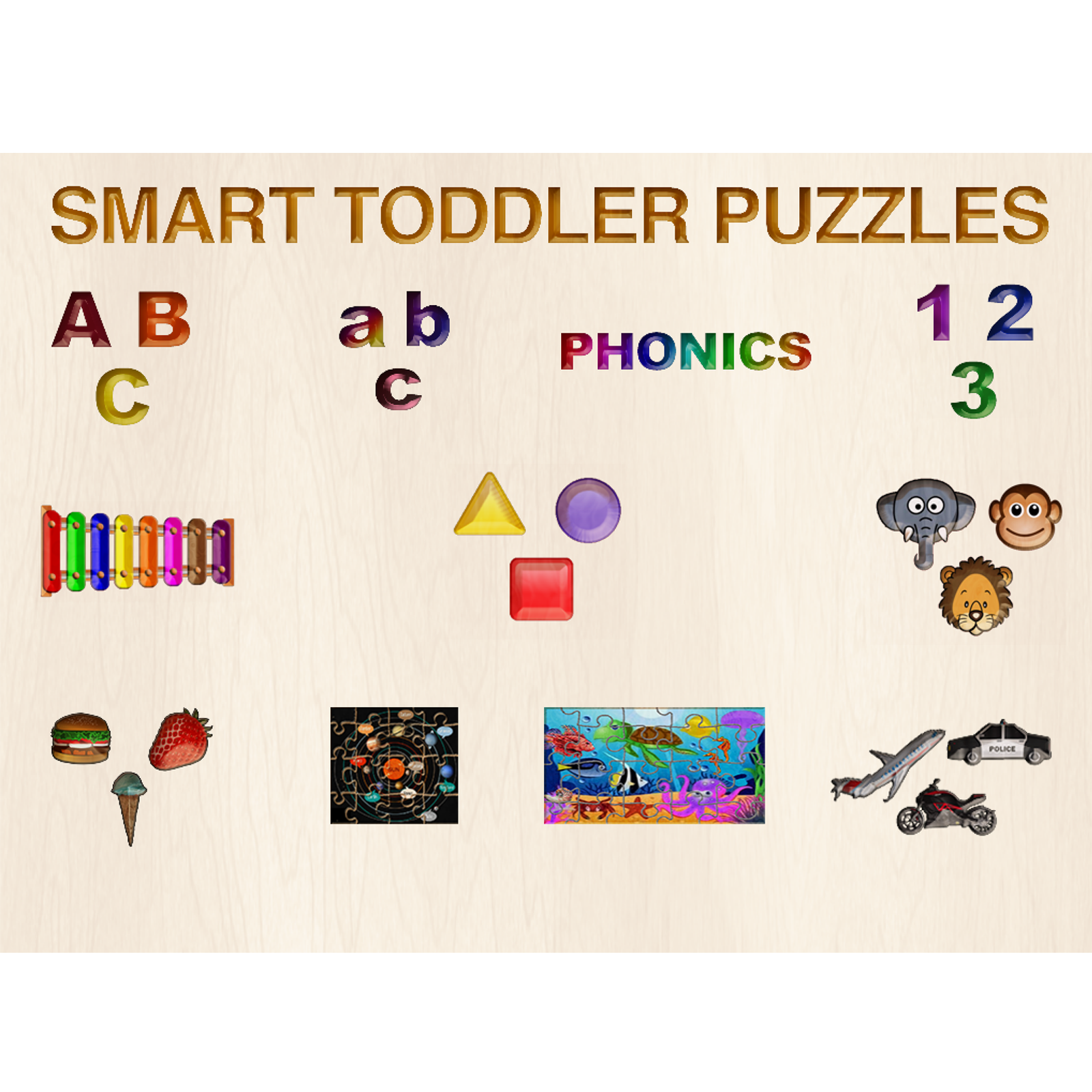 Complete Preschool Pre-K Early Learning Toddler Puzzles 3D Educational Game Software Bundle [Download] - Thumbnail 2