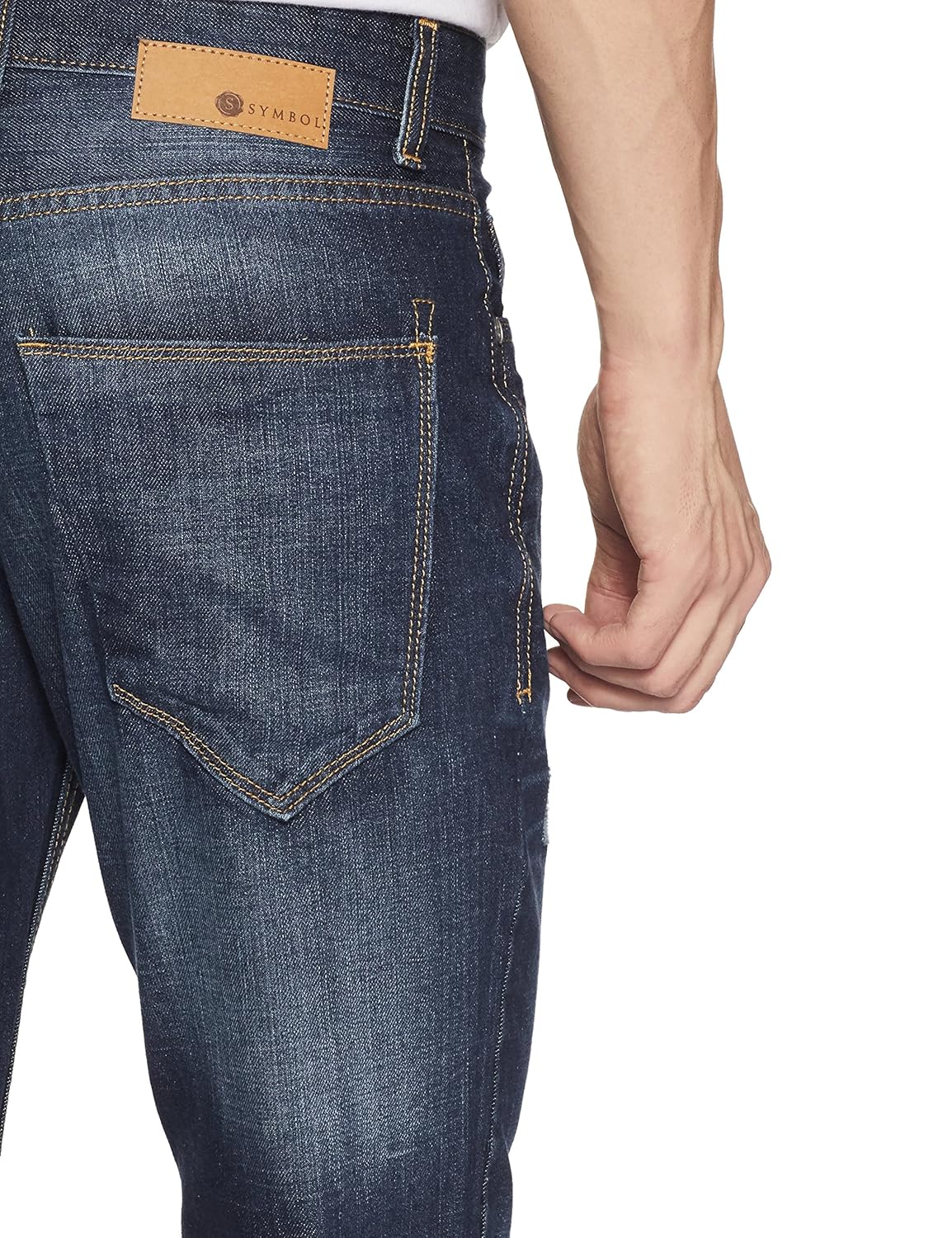 symbol amazon brand men's relaxed fit jeans