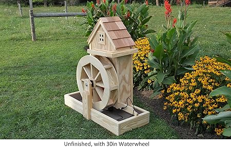 Amazon Com Backyard Crafts Amish Made Decorative Gristmills With