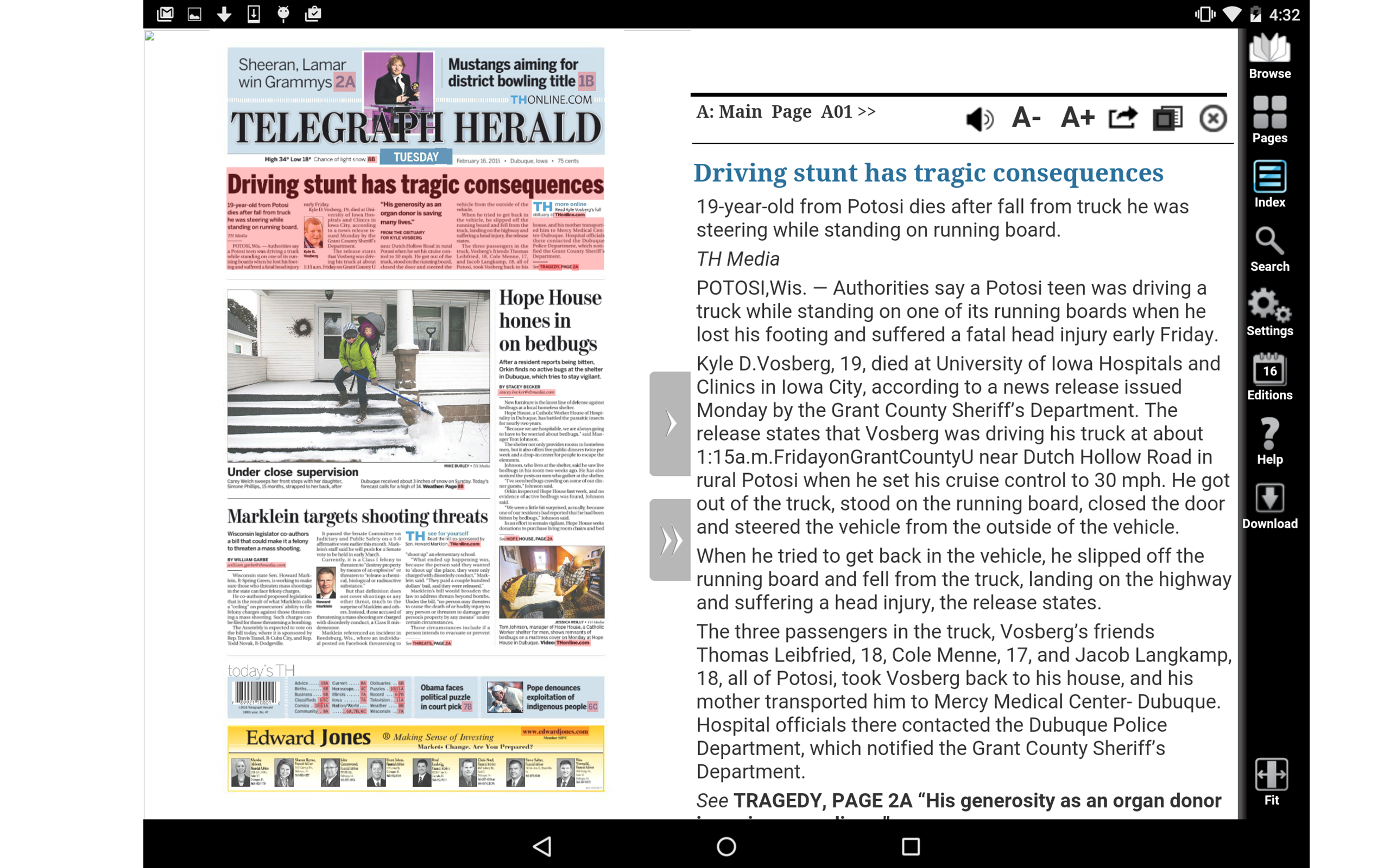 Amazon Com Telegraph Herald Appstore For Android
