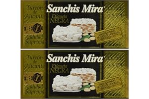 CHICHL Sanchis Mira Turron de Alicante 200 grs. (7oz.) pack of 2