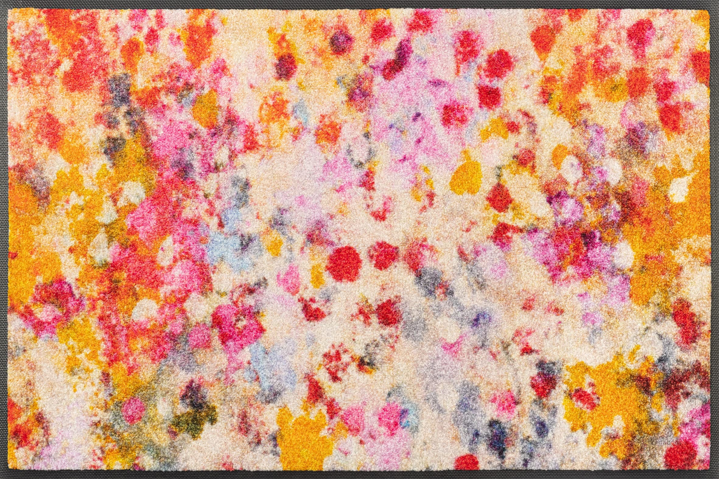 wash+dry Doormat Wild Summer 50 x 75 cm Colourful Washable for Indoor and Outdoor Use