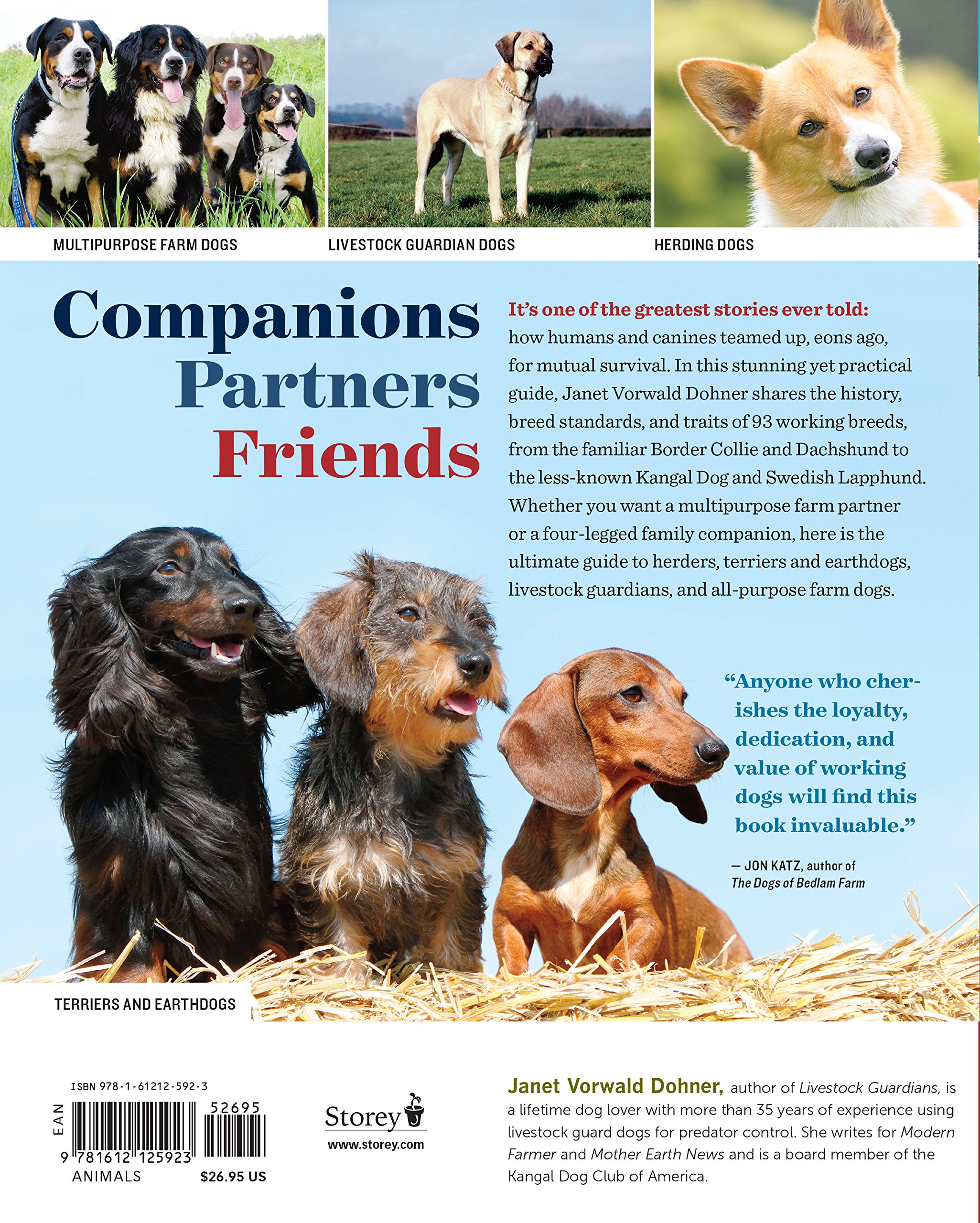 Amazon.com: Farm Dogs: A Comprehensive Breed Guide to 93 Guardians,  Herders, Terriers, and Other Canine Working Partners (9781612125923): Janet  Vorwald ...