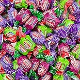 Dubble Assorted Fruit Flavor Bubble Gum, 1 Pound Bag, Individually Wrapped | 3 Flavors: Grape, Watermelon, Apple, Individually Wrapped, Holiday Candy, Approx. 70 Pieces