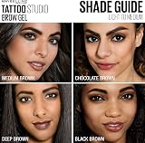 Maybelline TattooStudio Waterproof Eyebrow Gel Makeup Soft Brown 0.23 fl oz view 9