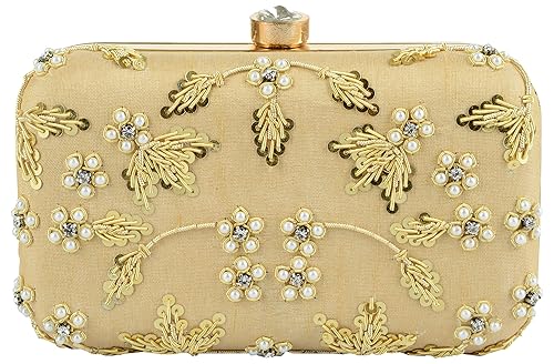 Tooba WomenS Pearl Softy Box Clutch