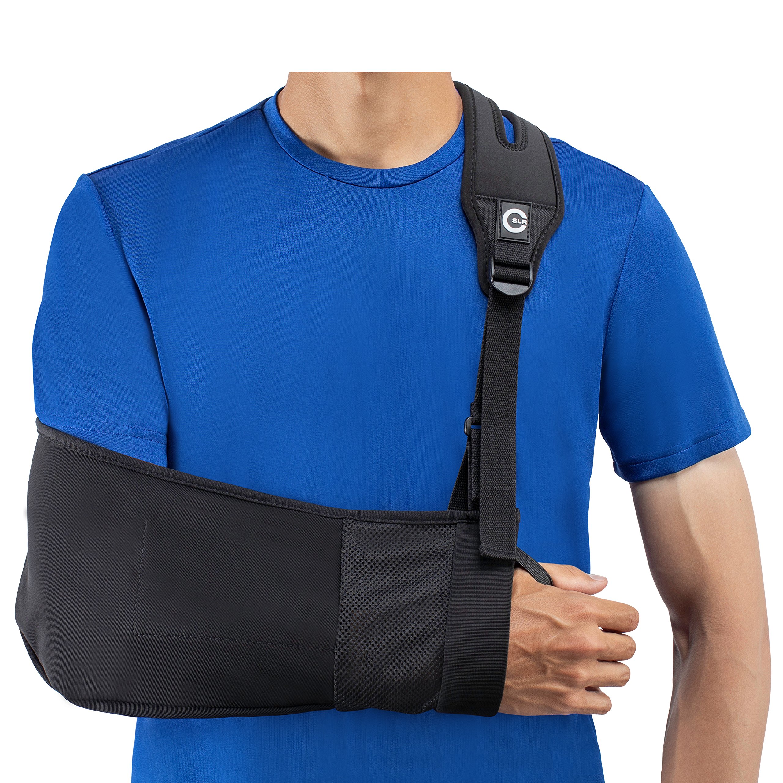 Yosoo Arm Sling Dislocated Shoulder Sling for Broken Arm Immobilizer Wrist Elbow