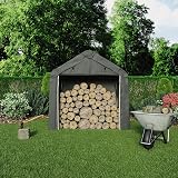 Garden Gear 6x6ft Heavy Duty Portable Shed Garage Galvanised Steel Waterproof view 3