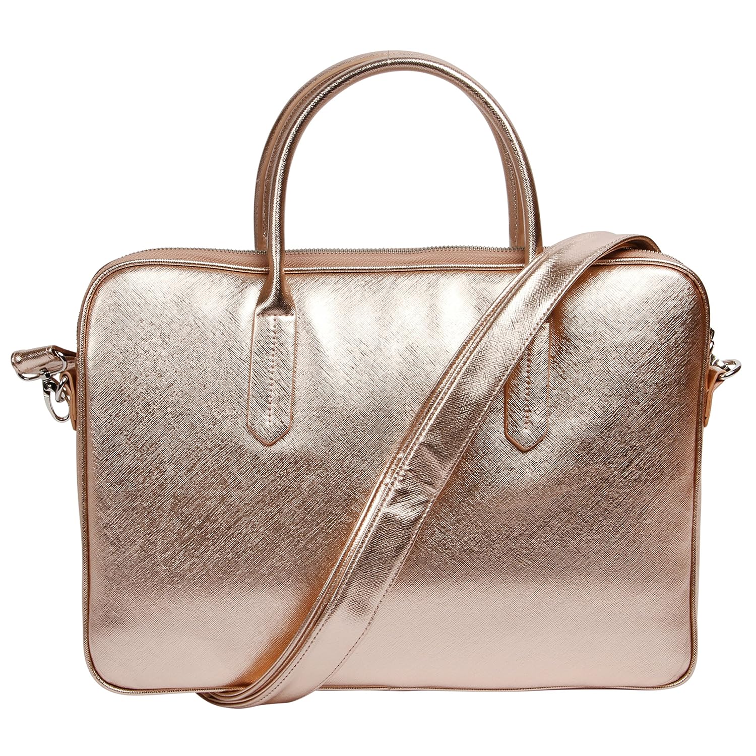 gold laptop bag